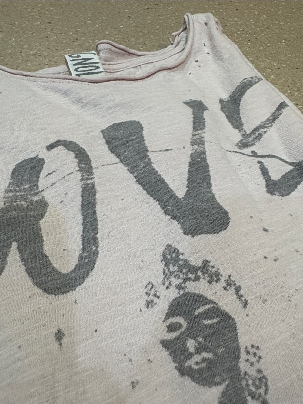 Magnolia Pearl Light Pink 'Love Is My Religion' Graphic Tee - Picture 4 of 4